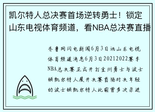 凯尔特人总决赛首场逆转勇士！锁定山东电视体育频道，看NBA总决赛直播